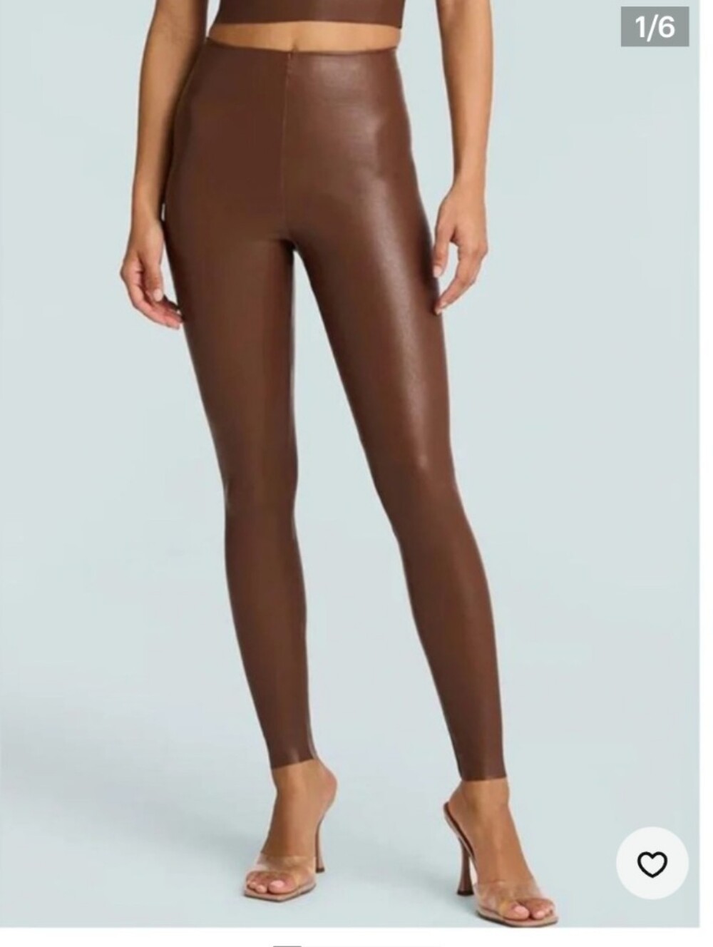 Commando Faux Leather Leggings Chocolate NWT